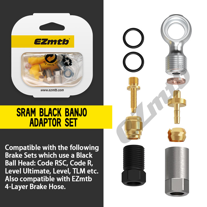 SRAM Black Banjo Fitting Kit