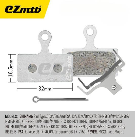 Kevlar Ceramic Brake Pads
