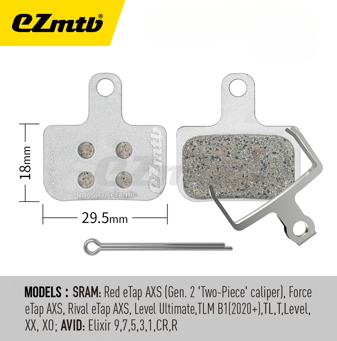 Kevlar Ceramic Brake Pads