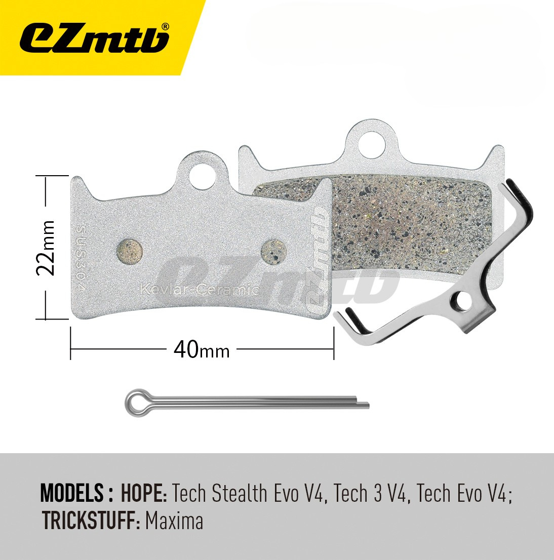 Kevlar Ceramic Brake Pads