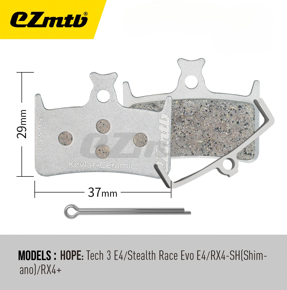 Kevlar Ceramic Brake Pads