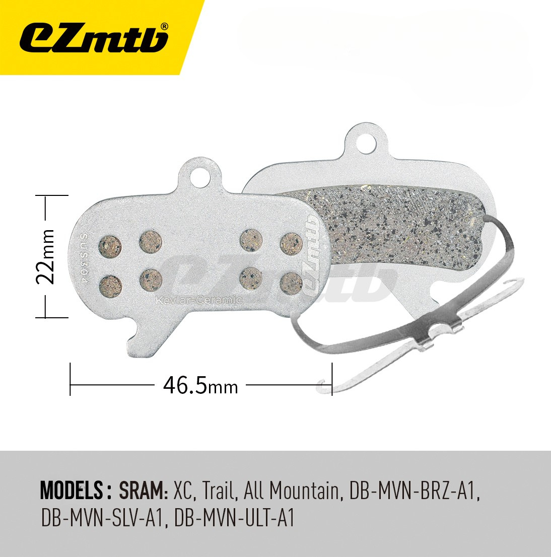 Kevlar Ceramic Brake Pads